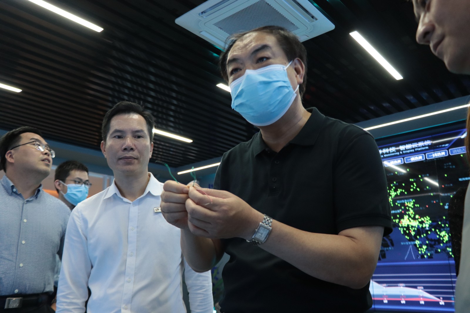 热烈欢迎邯郸魏县一行领导莅临珩祥科技参观考察